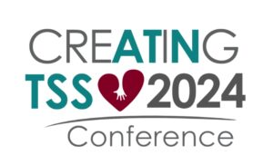 TSS2024ATN The words Creating TSS 2024 Conference with heart logo