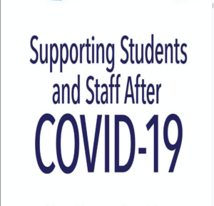 Supporting Students and Staff After COVID-19 (book title in purple font)